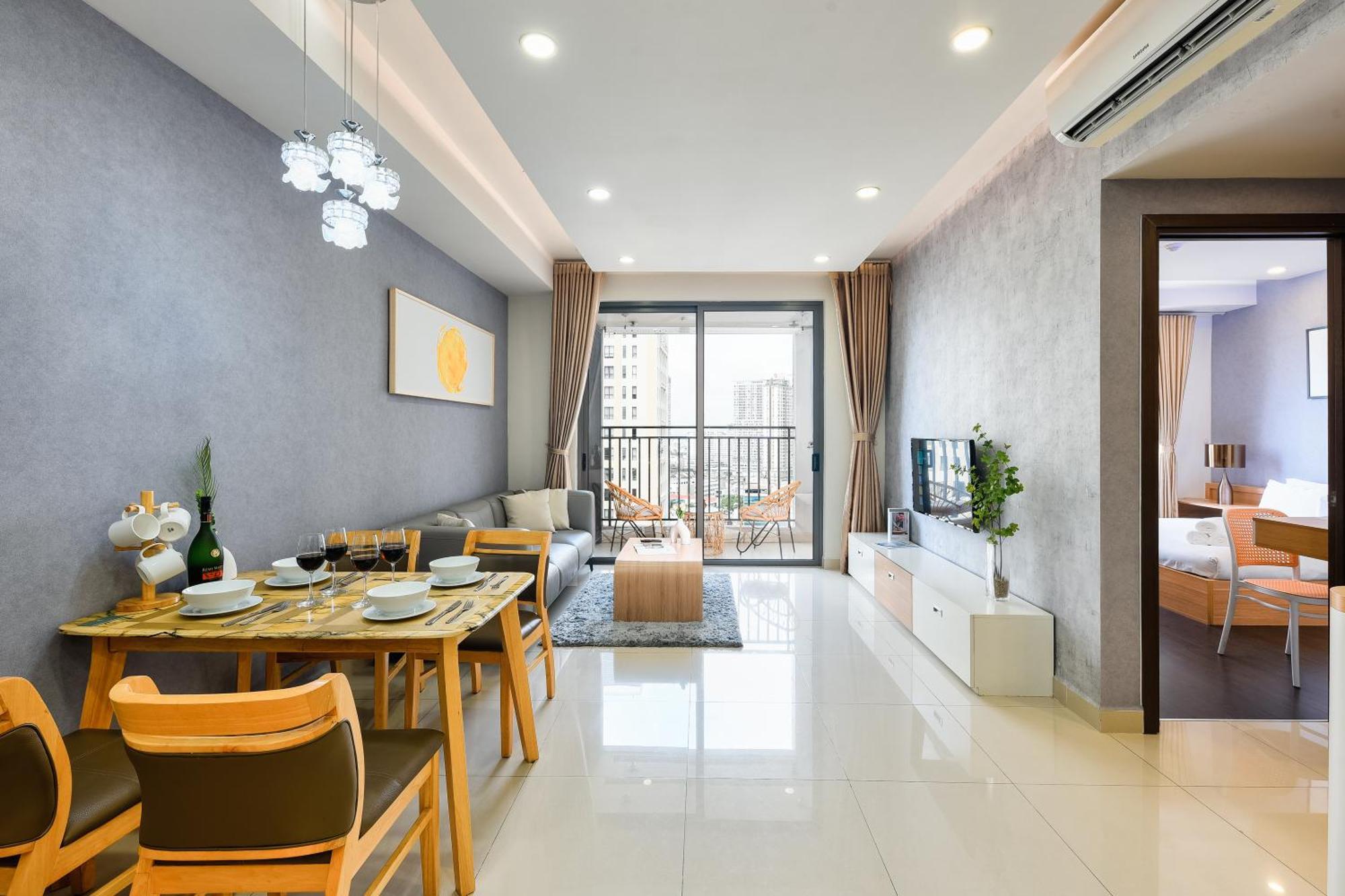 S Lux Apartment Ho Chi Minh-staden Exteriör bild